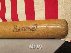 Vintage Tru Sport early Wood Baseball Bat No. S Playground 33 Philadelphia, PA