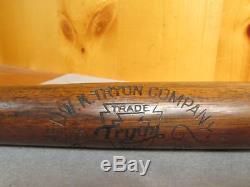 Vintage Tryon Wood Baseball Bat Antique Playground Hickory Philadelphia, PA. 33