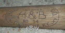 Vintage US Army Special Services Safe Hit Babe Ruth Model Baseball Bat H&B Wood