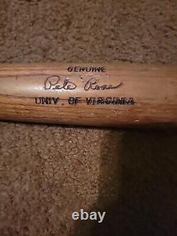 Vintage University Of Virginia Wooden Baseball Bat With PETE ROSE Model