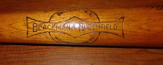 Vintage Unusual Baseball Bat By Blackman & Burchfield-15743