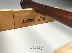Vintage Visiting Clubhouse Montreal Expos Game Used Baseball Bat Push Up Bars
