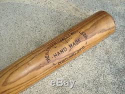 Vintage WARREN HANDLEWORKS CO Cortland OH Baseball Bat Antique Handmade