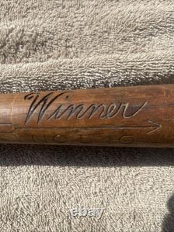 Vintage WINNER #540 Wooden Wood Baseball Bat 31 Length early 1900's