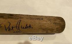 Vintage WISCONSIN BADGERS BASEBALL Louisville Slugger PAT RICHTER Baseball Bat