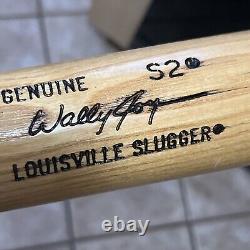 Vintage Wally Joyner Signed Autographed Louisville Slugger Baseball Bat S2 34