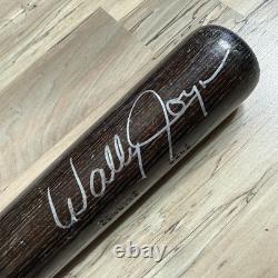 Vintage Wally Joyner Signed Autographed Louisville Slugger Wood Baseball Bat JSA