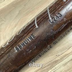 Vintage Wally Joyner Signed Autographed Louisville Slugger Wood Baseball Bat JSA