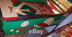 Vintage Williams World Series 1962 Baseball Pitch & Bat Pinball+free Ship