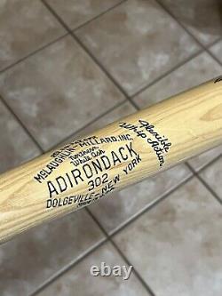 Vintage Willie Mays Giants Signed Autographed Adirondack Model Baseball Bat COA