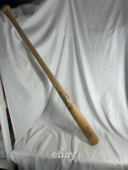 Vintage Willie Mays Giants Signed Autographed Adirondack Model Baseball Bat COA