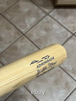 Vintage Willie Mays Giants Signed Autographed Adirondack Model Baseball Bat COA