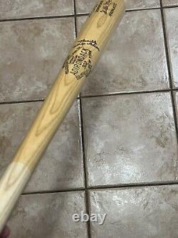 Vintage Willie Mays Giants Signed Autographed Adirondack Model Baseball Bat COA