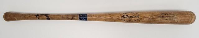 Vintage Willie Montanez Adirondack Blue Ring Baseball Bat 1970's