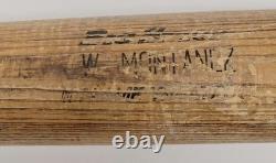 Vintage Willie Montanez Adirondack Blue Ring Baseball Bat 1970's