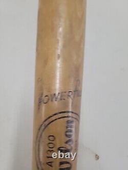 Vintage Wilson A1300 Power Fusion Famous Players Mickey Mantle Wood Baseball Bat