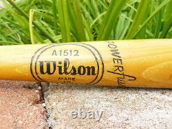 Vintage Wilson Wood Baseball Bat Mickey Mantle Famous Players Model 28 A1512