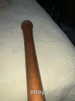 Vintage Wood Baseball Bat 35 Tapered Handle Stamped Missouri Unknown Age (rare)