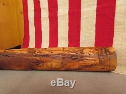 Vintage Wood Baseball Bat Handcrafted Unique 33 Folk Art Homemade Great Display