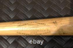 Vintage Wood Baseball Bat McGlaughlin & Millard Adirondack Del Ennis #252S Ash