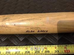 Vintage Wood Baseball Bat McGlaughlin & Millard Adirondack Del Ennis #252S Ash