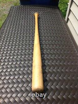 Vintage Wood Baseball Bat McGlaughlin & Millard Adirondack Del Ennis #252S Ash