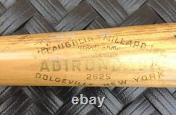 Vintage Wood Baseball Bat McGlaughlin & Millard Adirondack Del Ennis #252S Ash