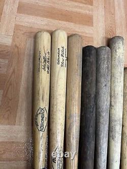 Vintage Wood Baseball Bats Lot louisville slugger wooden wall art decor softball