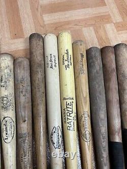 Vintage Wood Baseball Bats Lot louisville slugger wooden wall art decor softball