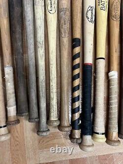 Vintage Wood Baseball Bats Lot louisville slugger wooden wall art decor softball