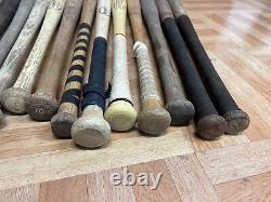 Vintage Wood Baseball Bats Lot louisville slugger wooden wall art decor softball