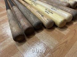 Vintage Wood Baseball Bats Lot louisville slugger wooden wall art decor softball