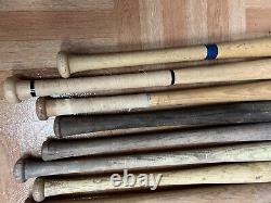 Vintage Wood Baseball Bats Lot louisville slugger wooden wall art decor softball