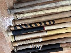 Vintage Wood Baseball Bats Lot louisville slugger wooden wall art decor softball