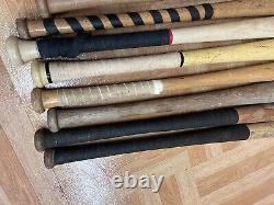 Vintage Wood Baseball Bats Lot louisville slugger wooden wall art decor softball