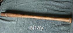 Vintage Wood Baseball bat McLaughlin-Millard white ash Adirondack 302J Whip 32
