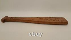 Vintage Wood Cribbage Board Handmade 1984 World Series La Padre Baseball Bat