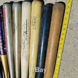 Vintage Wood Softball Baseball Bat Lot Louisville Slugger RIVAL MIKEN FINCH EPIC