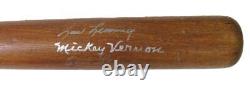 Vintage Wooden 34 Baseball Bat Multi-Signed Vernon Scheib 170721