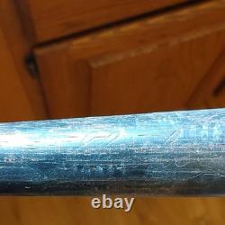 Vintage Wooden Baseball Bat Black Handle Aged Finish Retro Sports Memorabilia