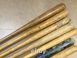 Vintage Wooden Baseball Bat Lot of 7 Louisville Slugger