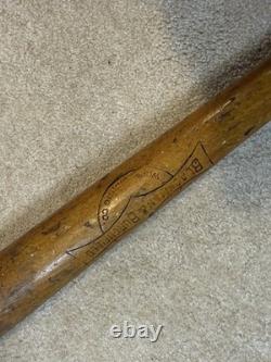Vintage Wooden Blackman And Burchfield Co. The Belmont Baseball Bat Made In USA