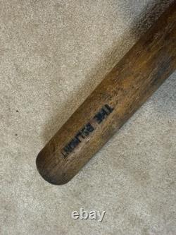 Vintage Wooden Blackman And Burchfield Co. The Belmont Baseball Bat Made In USA
