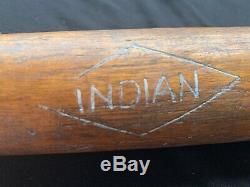 Vintage Wooden Indian Motorcycles Wooden Baseball Bat 35
