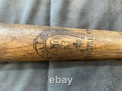 Vintage Wooden Louisville Bat Co. Louisville K. Y. No. 3 Baseball Bat, 34