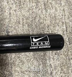 Vintage Y2K Nike Team Baseball Bat Sample Chris Monroe Wooden Display