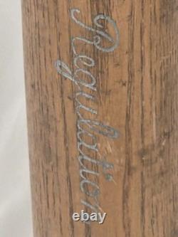 Vintage Yale Moneco Co New Haven Conn Wood Baseball Bat Regulation USA Made