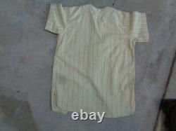 Vintage Yankees Child Bat Boy Baseball Flannel Uniform + Hat Glove