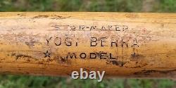 Vintage Yogi Berra Model Spalding Pacesetter 34 Baseball Bat, Star-Maker 48-514