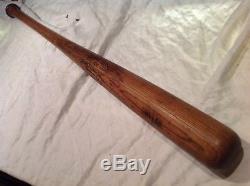 Vintage baseball bat 1920s side written Meeks